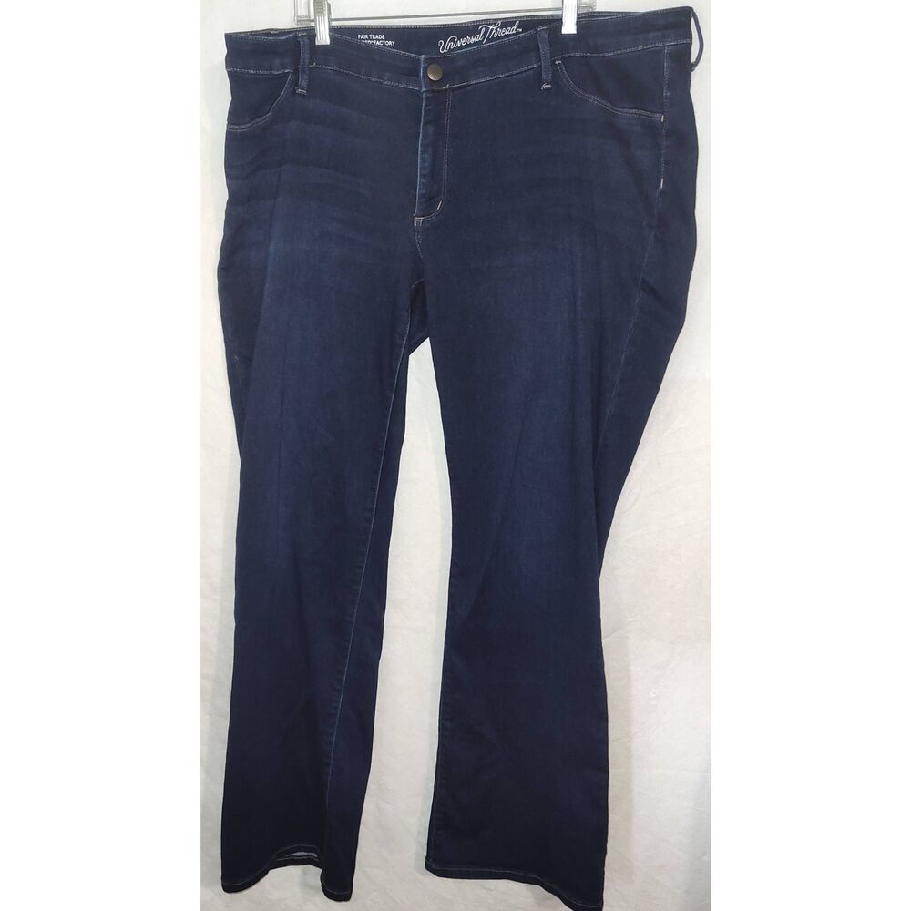 Universal Thread Women Bootcut Leg Nicollett Stretch Jeans Size 22W Blue